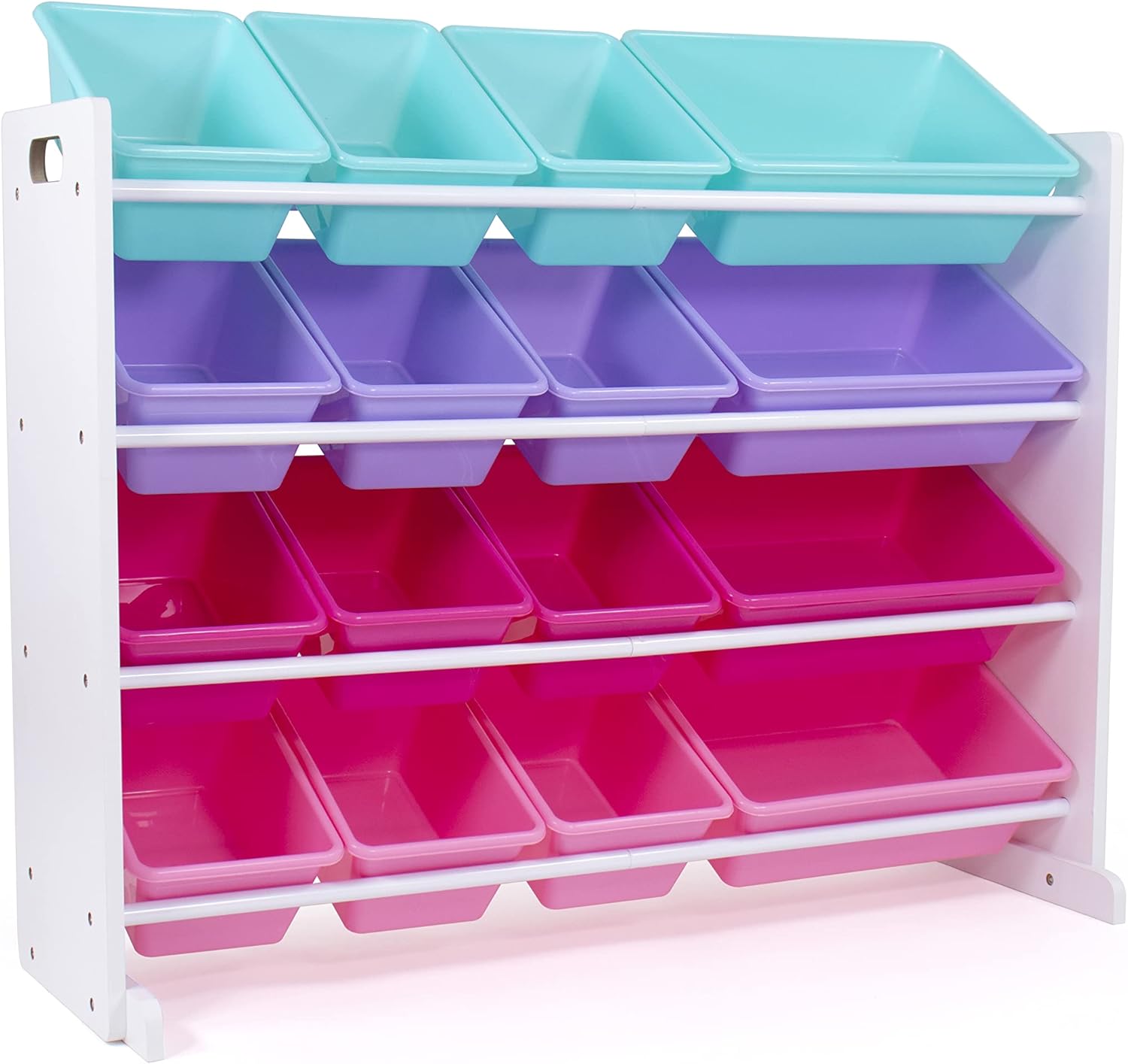 Humble Crew, White/Blue/Pink/Purple Extra Large Toy Organize