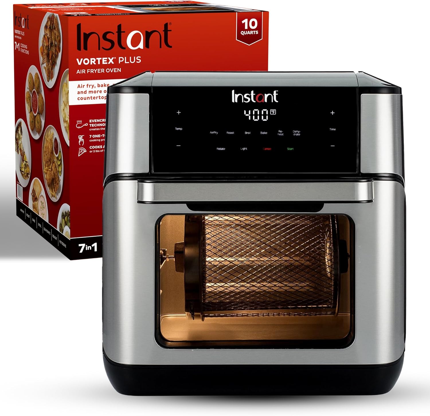 Instant Pot QT Air Fryer, in Functions with EvenCrisp