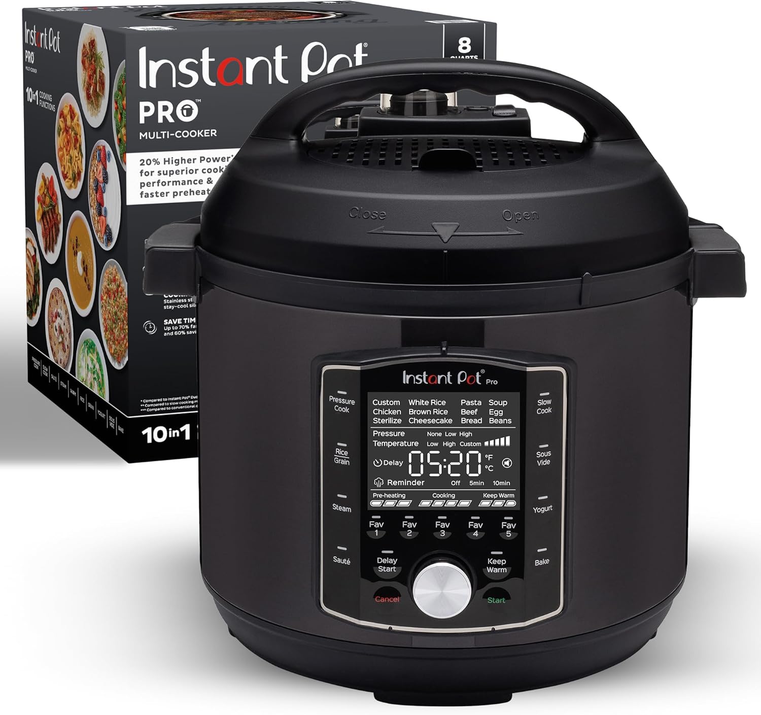 Instant Pot Pro ( QT) in Pressure Cooker, Slow Cooker,