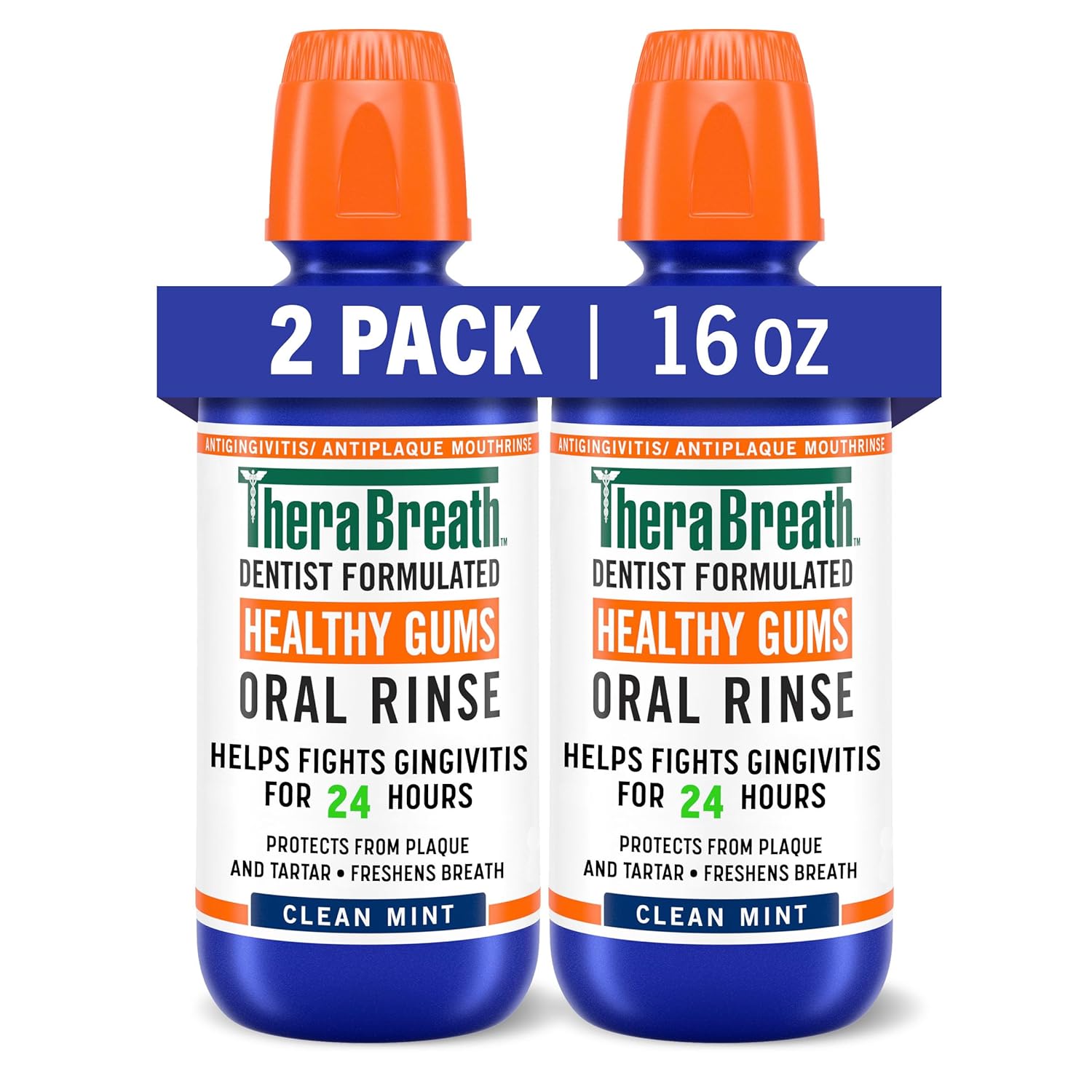 TheraBreath Healthy Gums Mouthwash Clean Mint, Antigingiviti