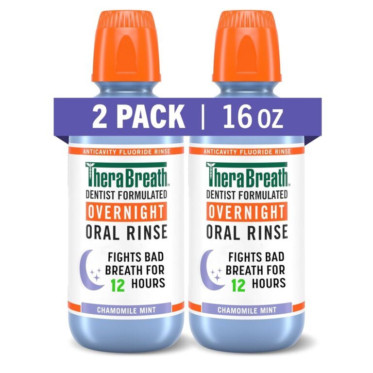 TheraBreath Overnight Mouthwash, Fights Bad Breath for Ho