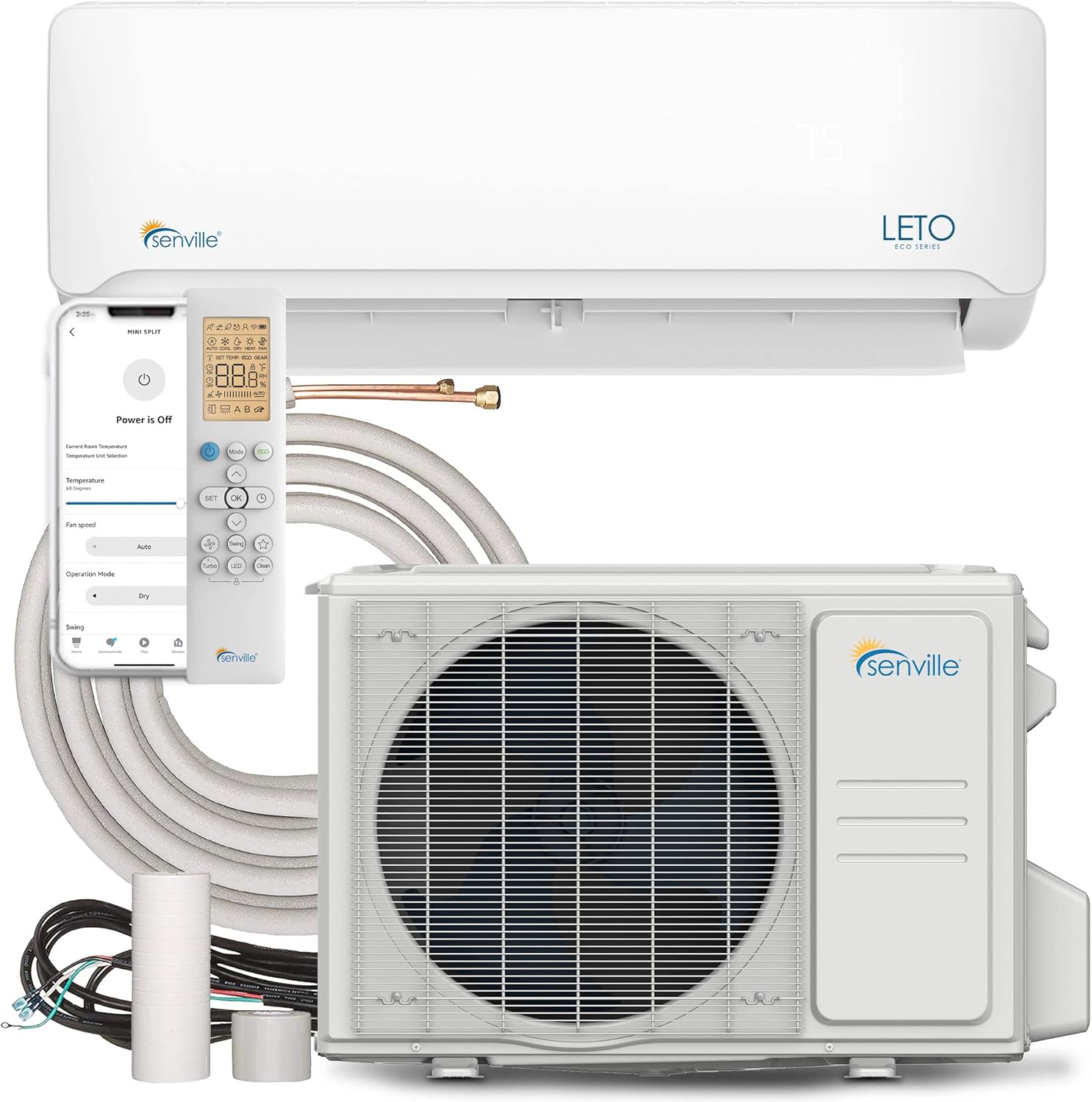 Senville LETO Series Mini Split Air Conditioner Heat Pump,