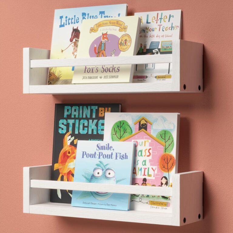 Nursery Book Shelves, Inches Floating Kids Bookshelves fo