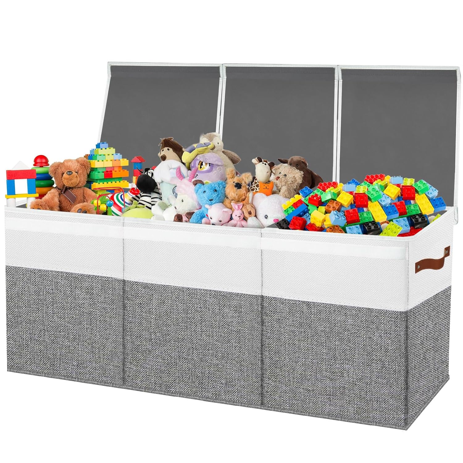 Large Toy Box Chest,Toy Storage Organizer,Storage Bins with