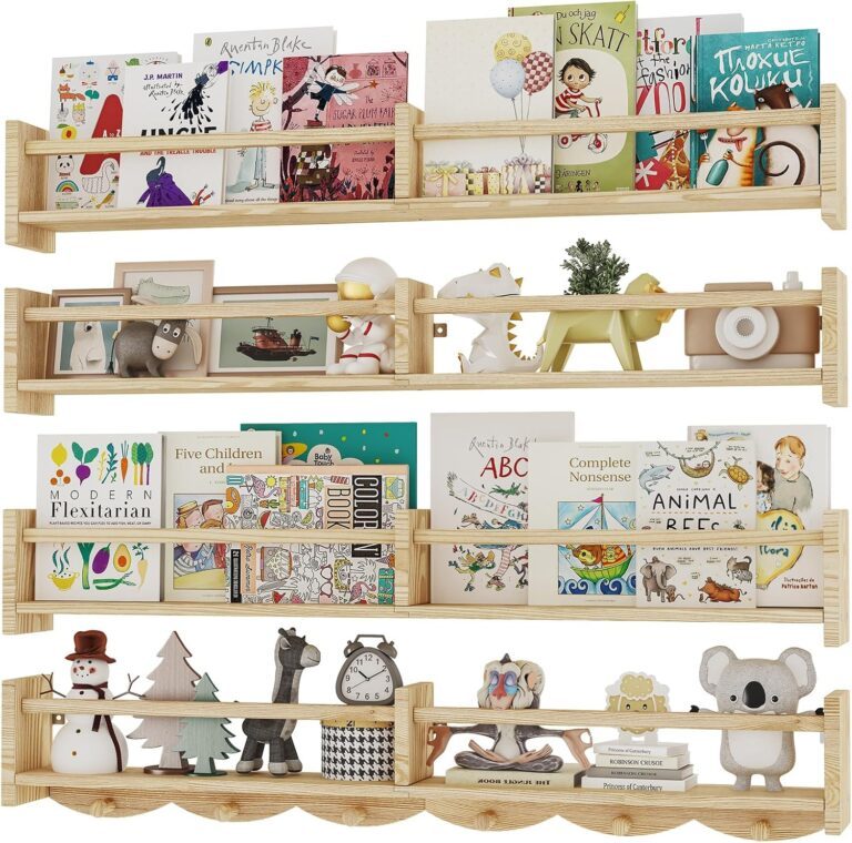 Inch Nursery Bookshelves,Set of ,Wall Floating Shelf Kids