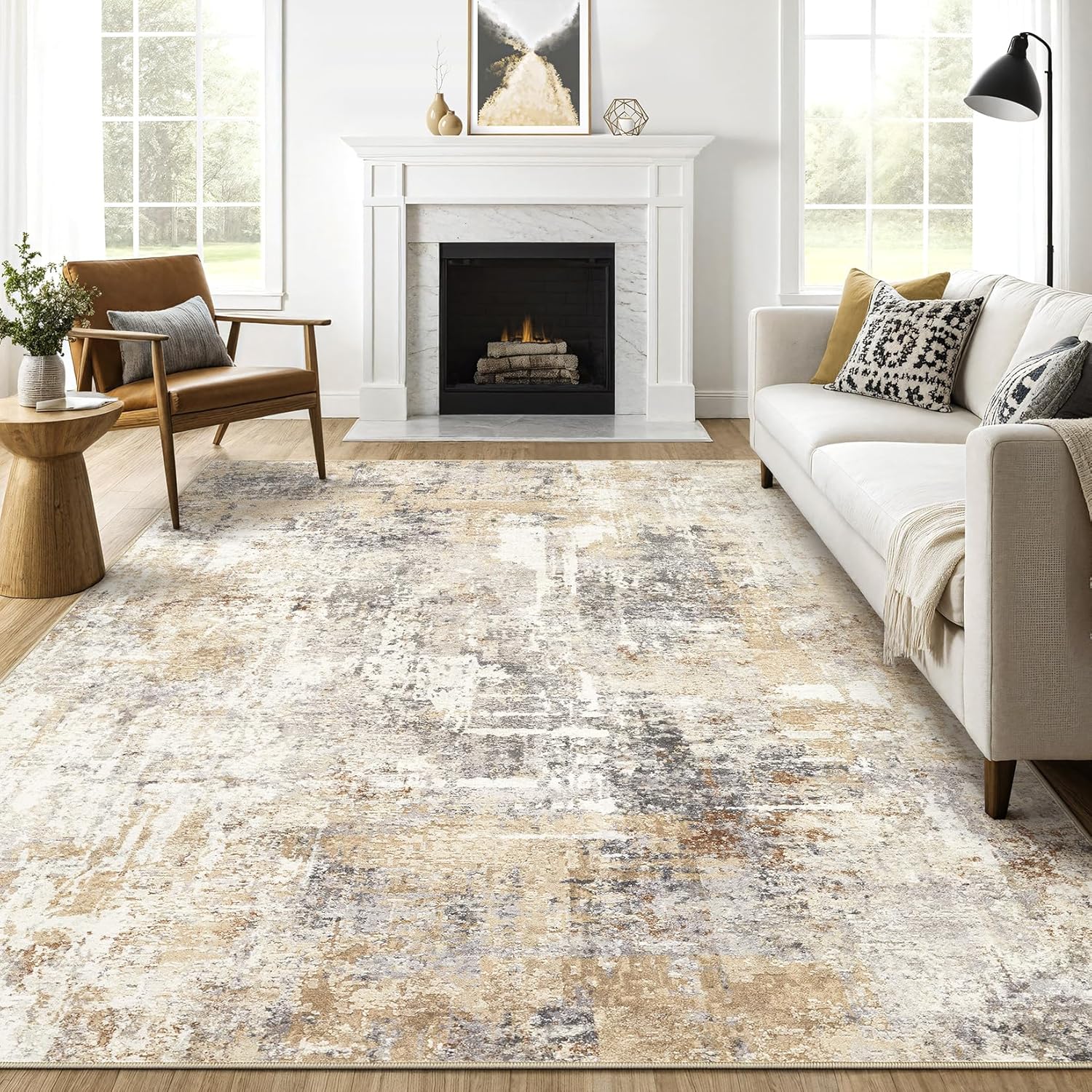 x Area Rugs Living Room Rug: Large Soft Machine Washable