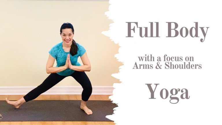 Easy Full Body Yoga min with a