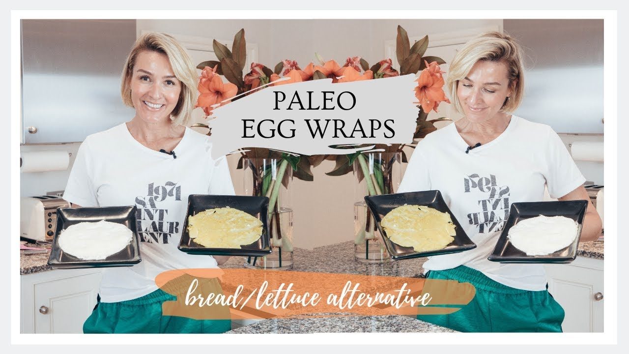 Easy Paleo After School Snack Egg Wraps // Bread