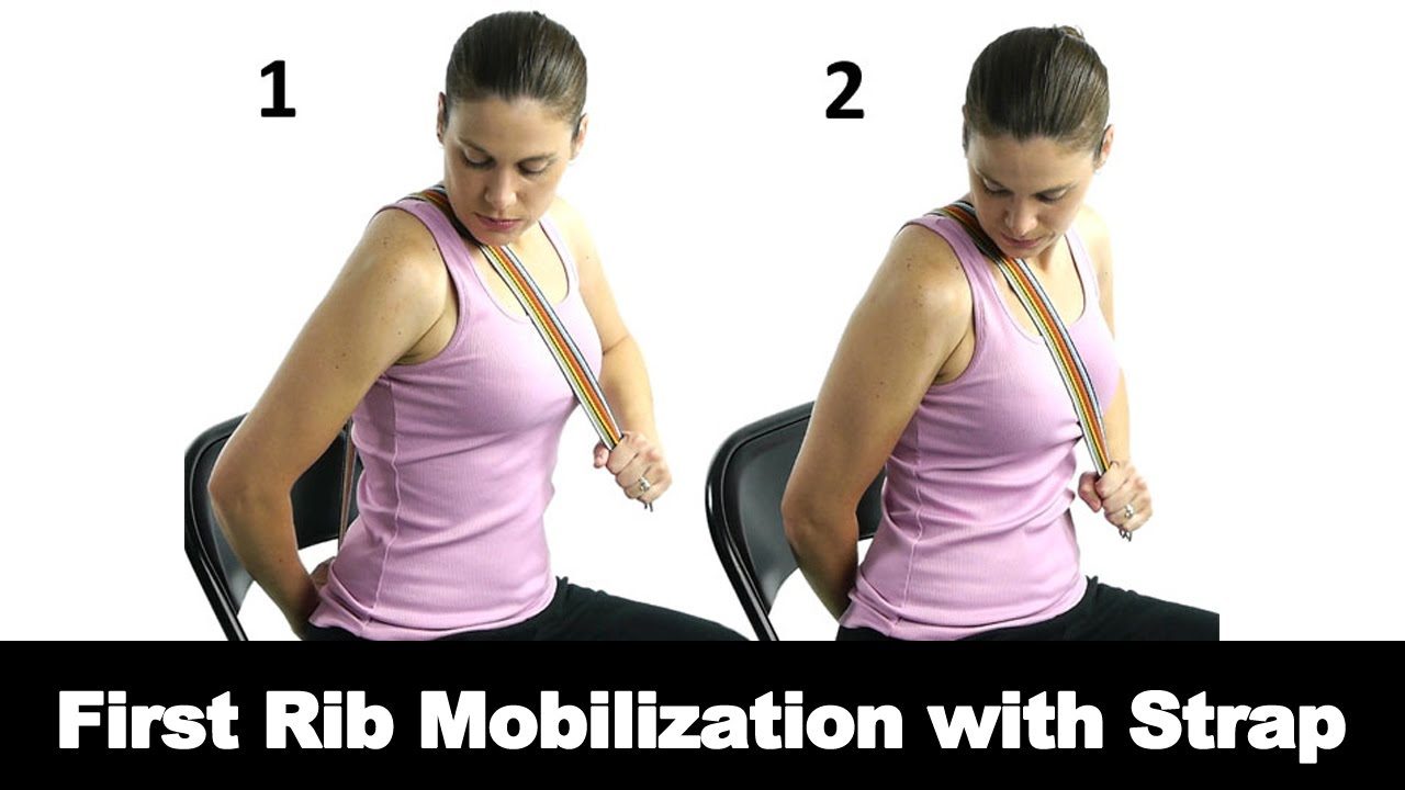 First Rib Mobilization with Strap Ask Doctor Jo