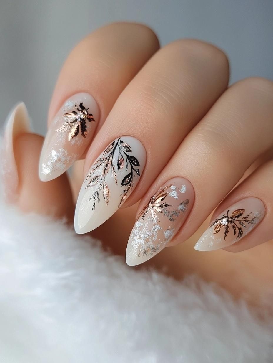 Icicle Inspiration: 25 Cool Winter Acrylic Nail Ideas