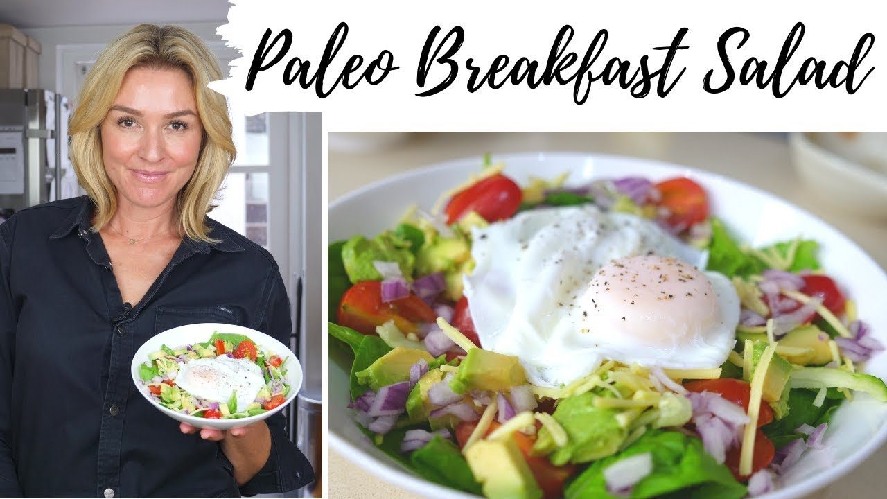 PALEO BREAKFAST IDEA Poached Egg Breakfast Salad // MeMore