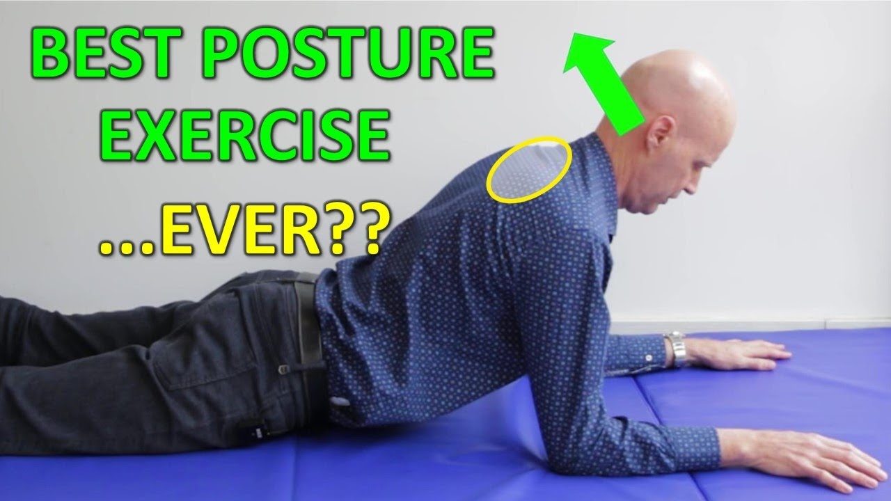 The Best Posture Exercise Ever?? “Sphinx Retractions!”