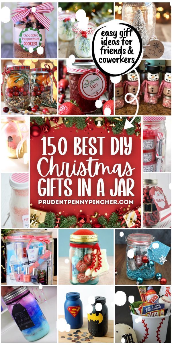 150 Cheap and Easy DIY Christmas Mason Jar Gifts for Everyone on Your List