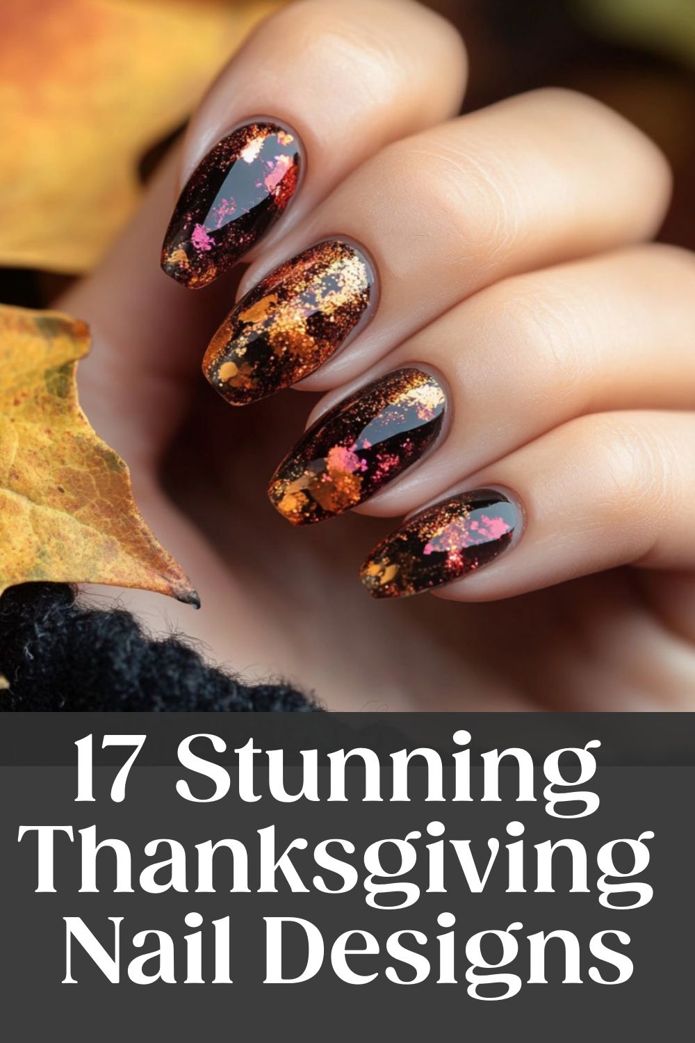 17 Stunning Thanksgiving Nail Designs