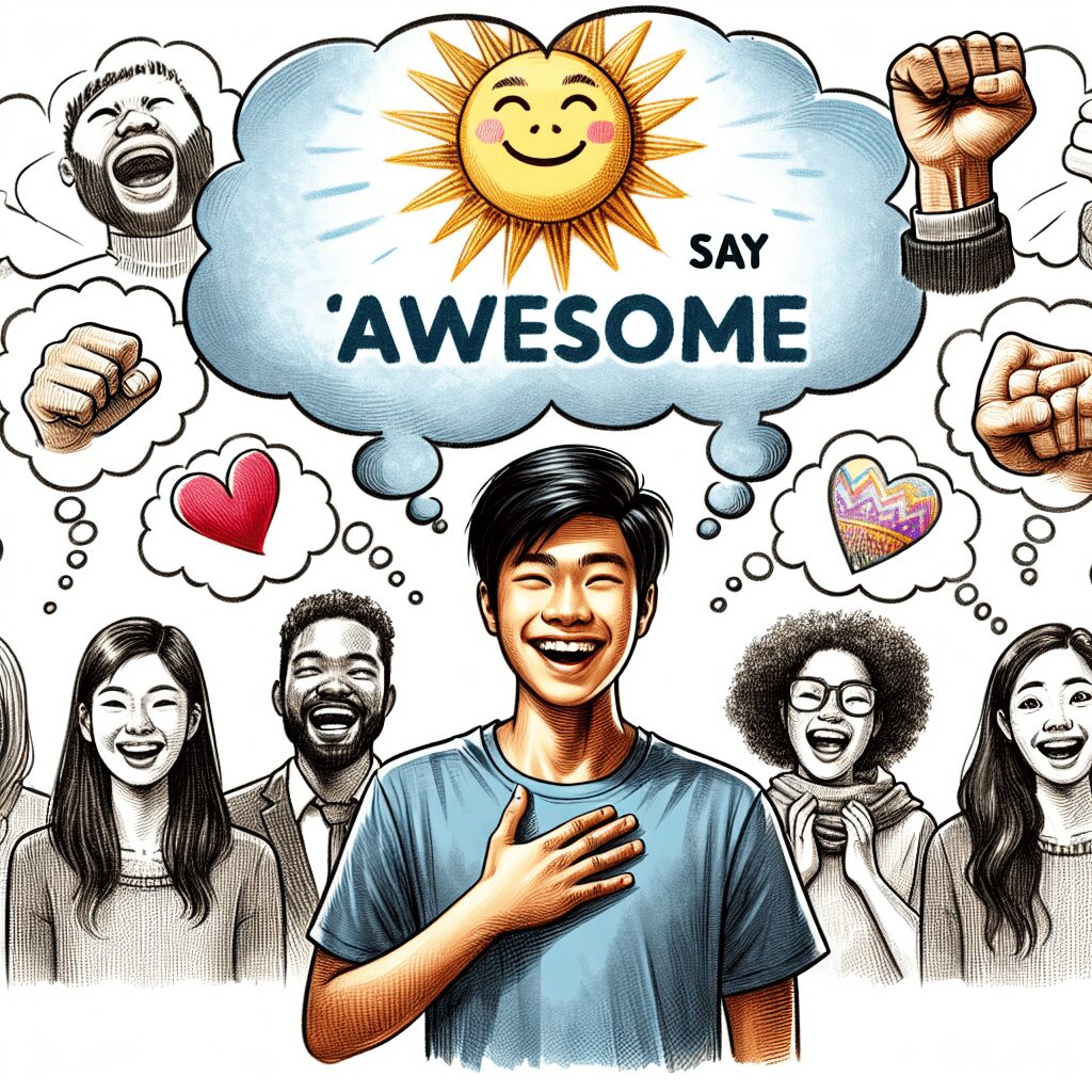 The Ripple Effect of Positivity: How Saying 'Awesome' Can Change