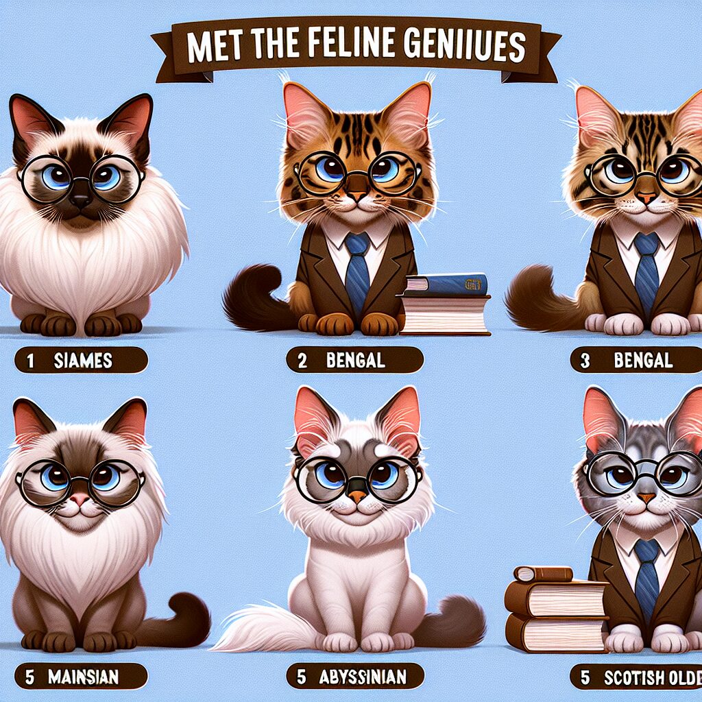 Top Most Intelligent Cat Breeds: Meet the Feline Geniuses!