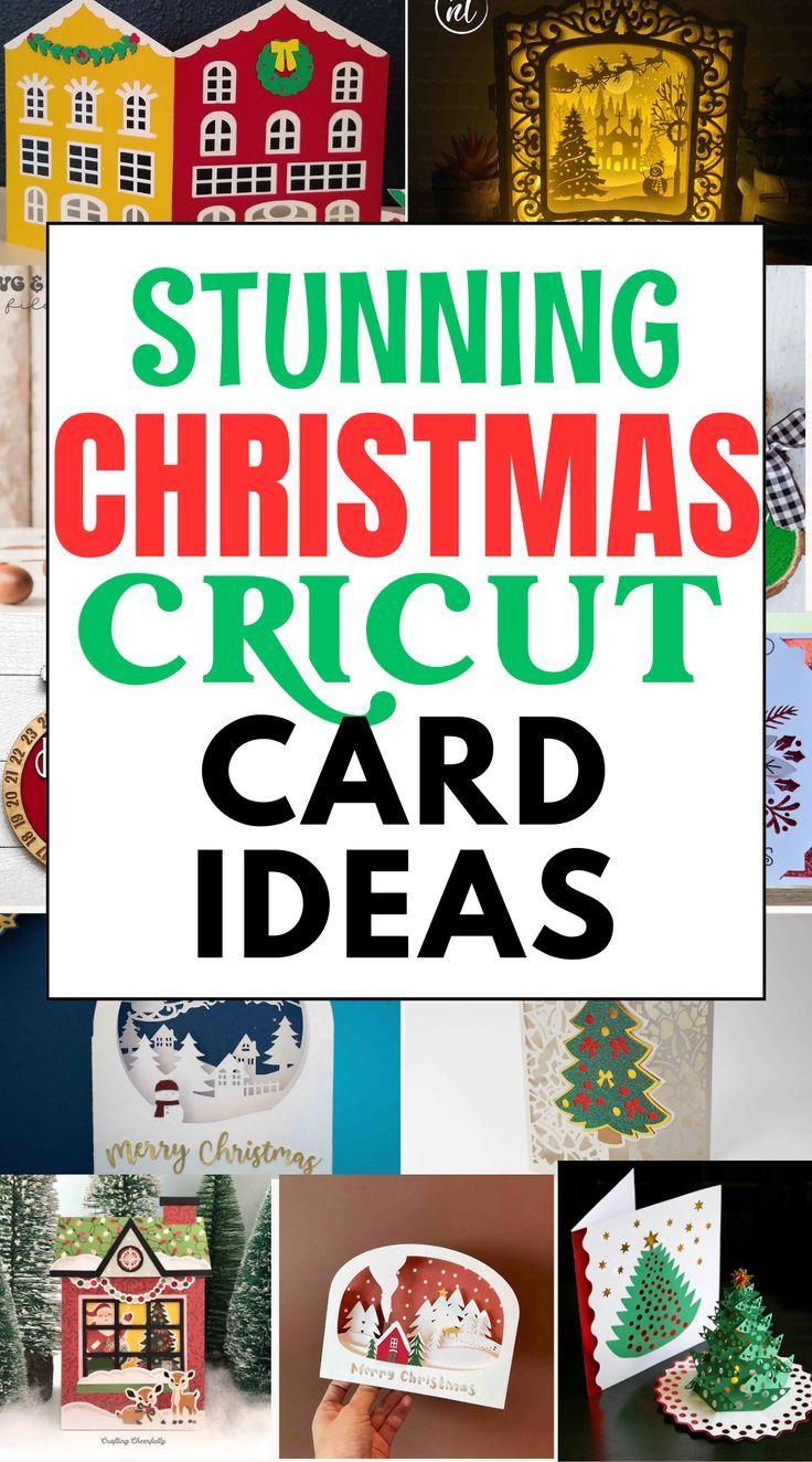 20 Creative Cricut Christmas Cards You need To See