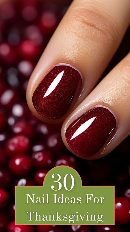 20+ Pinterest-Perfect Thanksgiving Nails You Need to See! 60