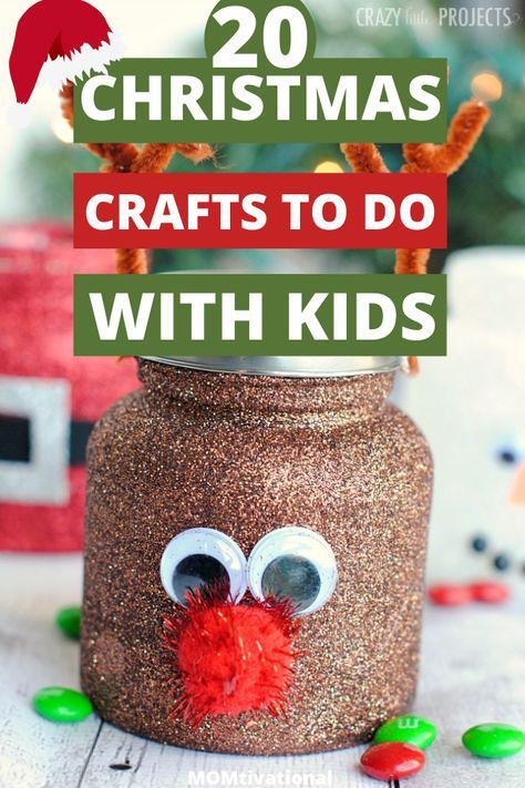 24+ Cute & Simple Christmas Crafts To Do With Kids - MOMtivational