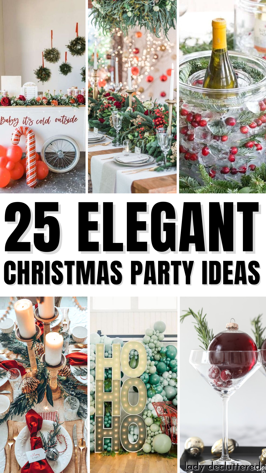 25 Elegant Christmas Party Ideas