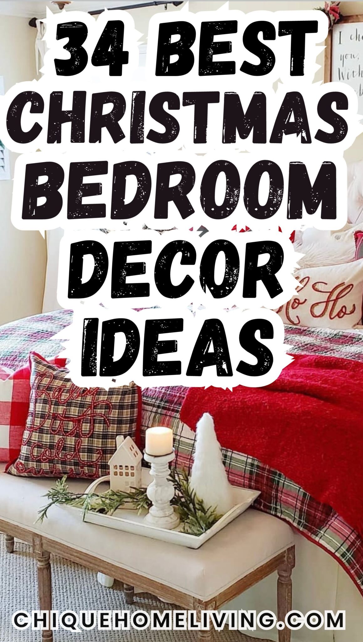 34 Cozy Christmas Bedroom Decor Ideas for a Festive Feel