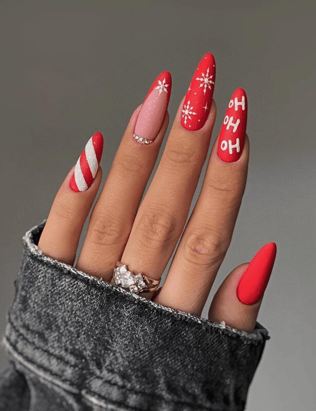 40 Adorable Snowflake Nails For Winter That'Ll Turn Heads ⋆ Beautymone