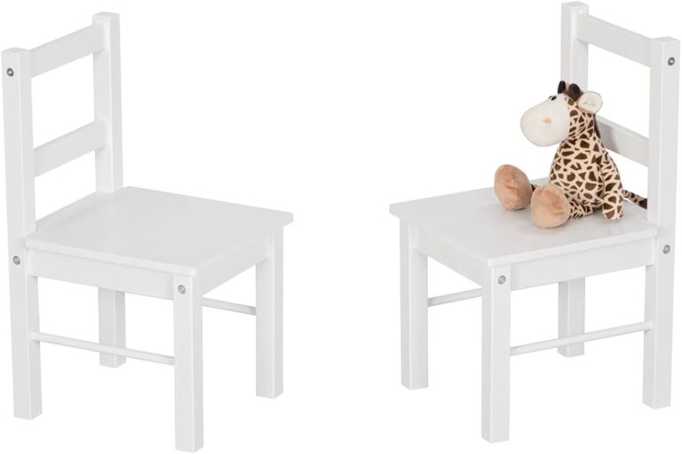 UTEX Child's Wooden Chair Pair for Play or Activity, Set