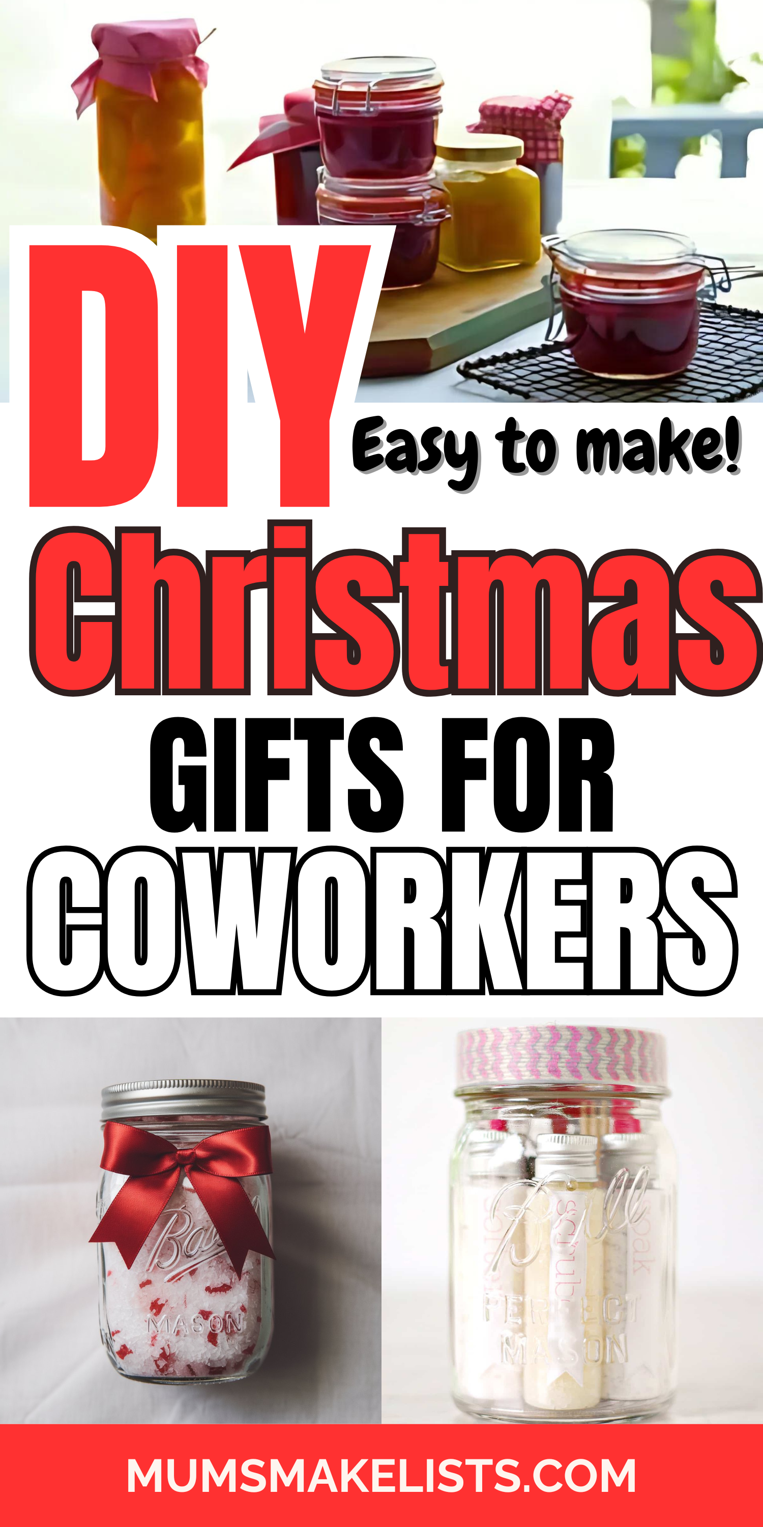 🎁 49 Best DIY Christmas Gifts For Coworkers 2024 🎁