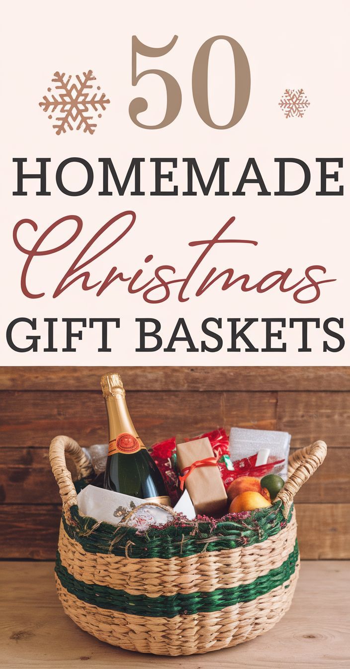 50 DIY Christmas Gift Baskets for a Homemade Touch