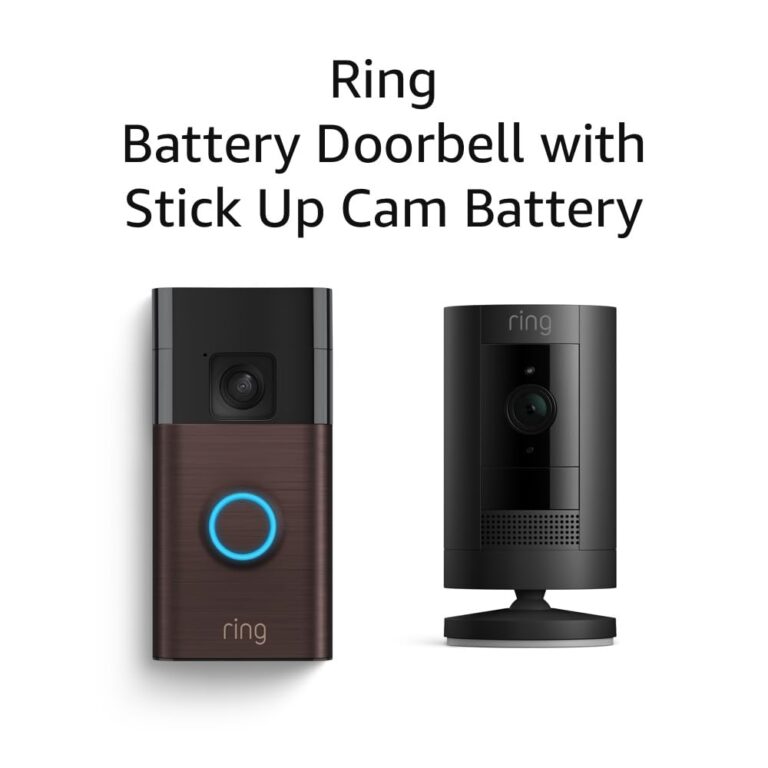 All new All new Ring Battery Doorbell with Ring Stick Up Cam