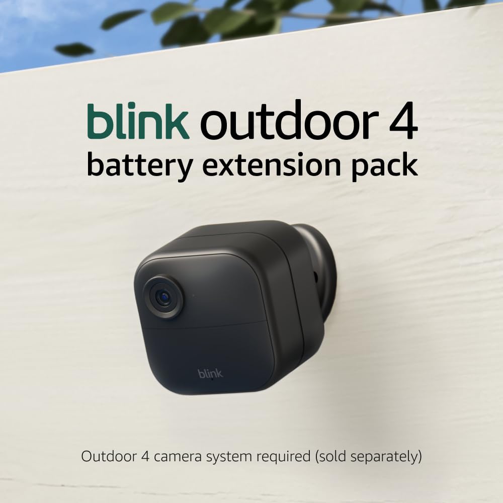 Blink Outdoor (newest model) + Battery Extension Pack —