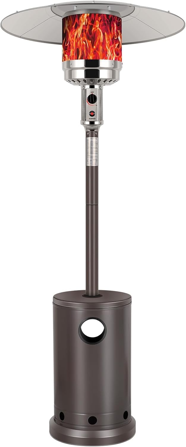 Hykolity , BTU Propane Patio Heater with Table Design,