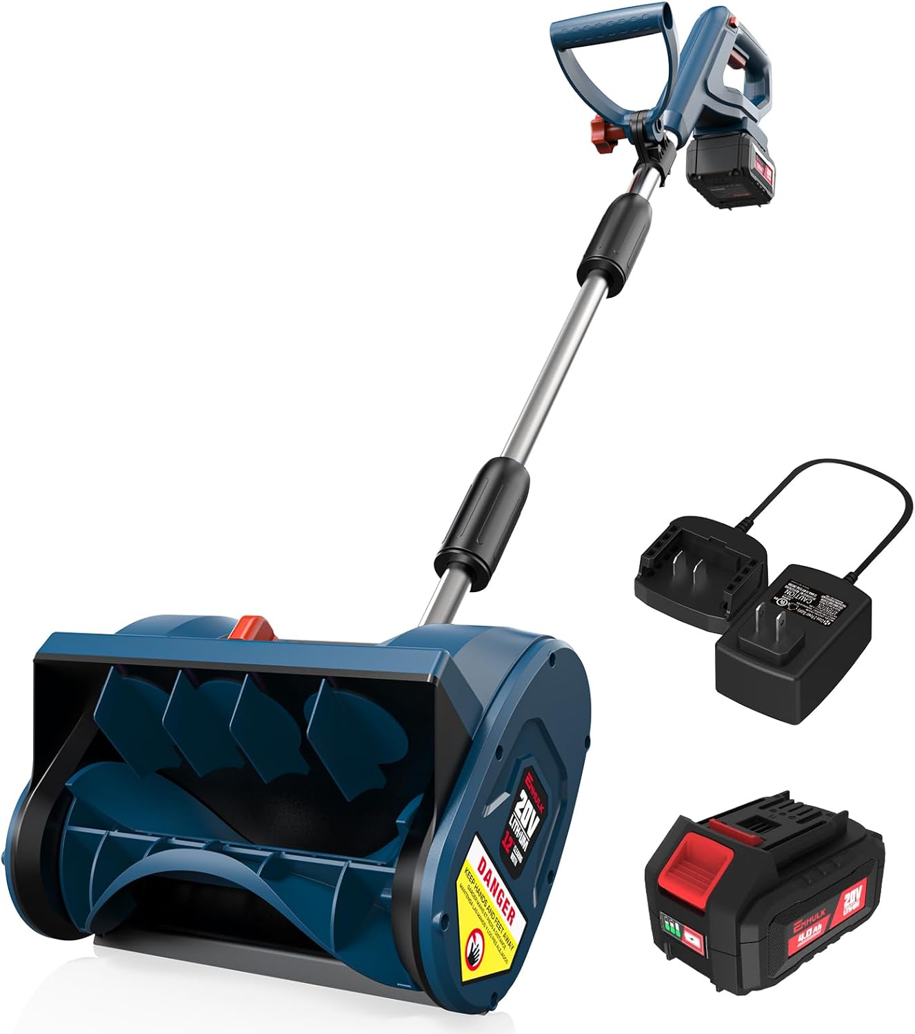 Snow Shovel, V | Inch | Ah Cordless Snow Blower,