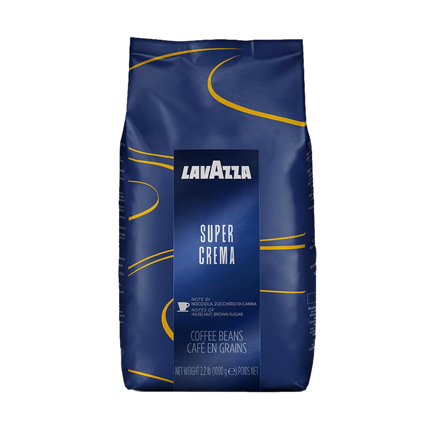 Lavazza Super Crema Whole Bean Coffee Blend, light Medium Es