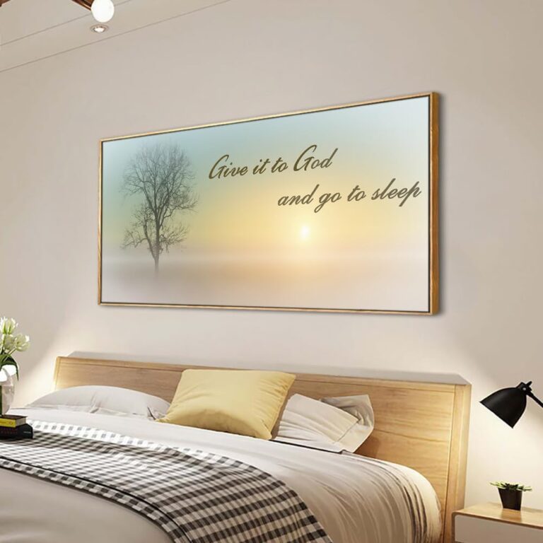 Lasdel Natural Extra Framed Wall Art of Misty Sunset &