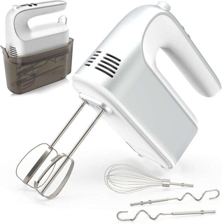 CBQ Hand Mixer Electric, Speed W Handheld Mixer with