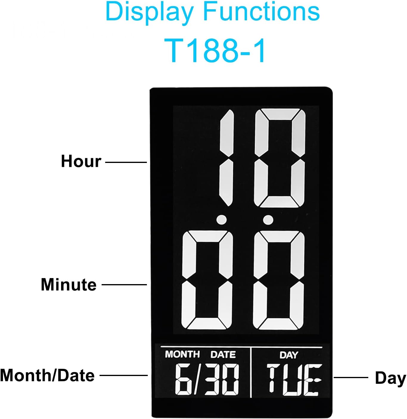 Study Desk Lamp with USB Charging Port&Screen&Calendar&Color