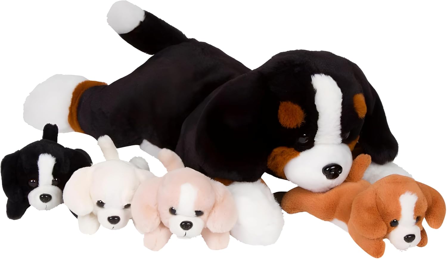 PixieCrush Dog Stuffed Animals with Babies Inside Piece