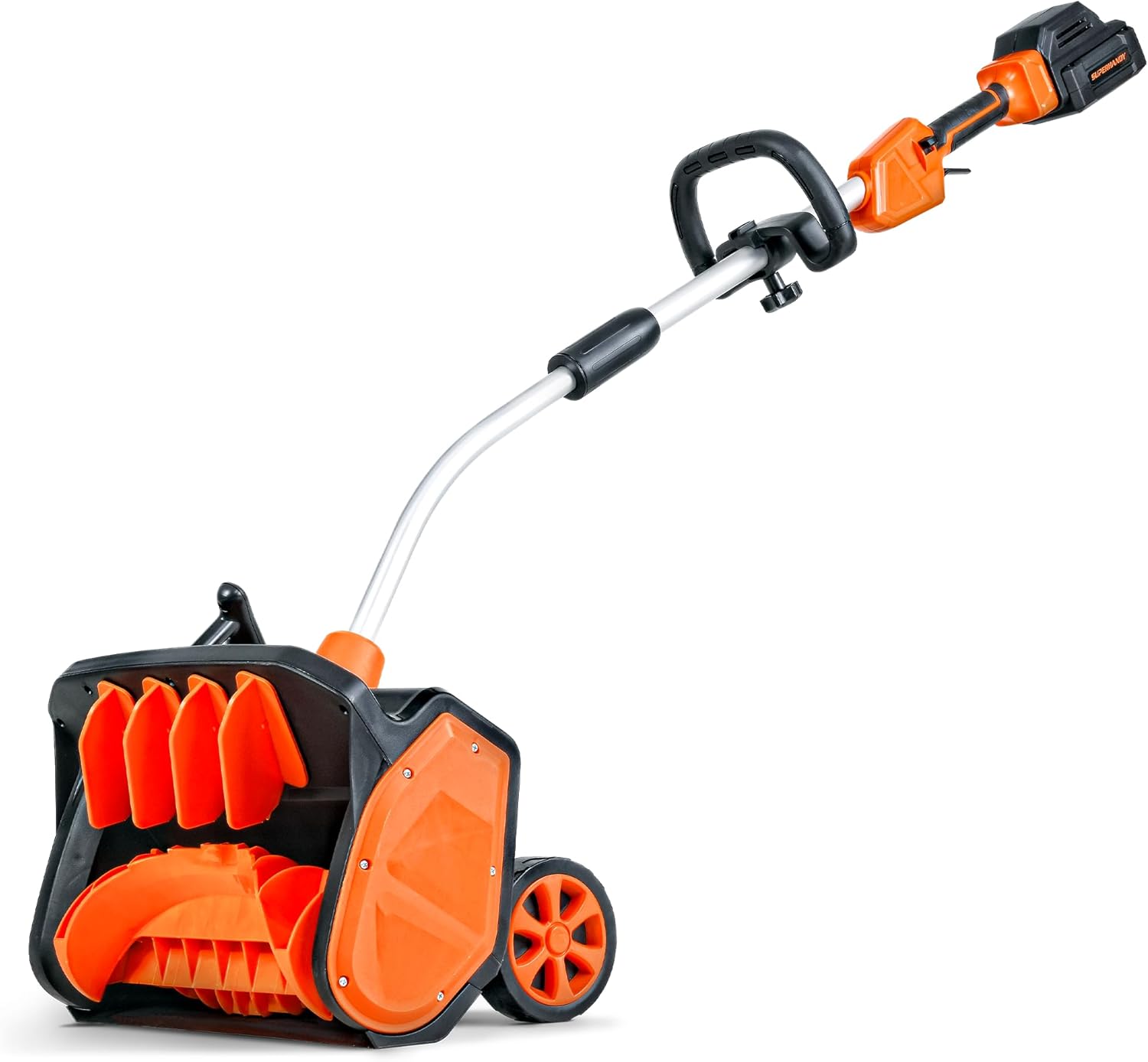 SuperHandy Electric Snow Thrower Adjustable Angle " Cleari