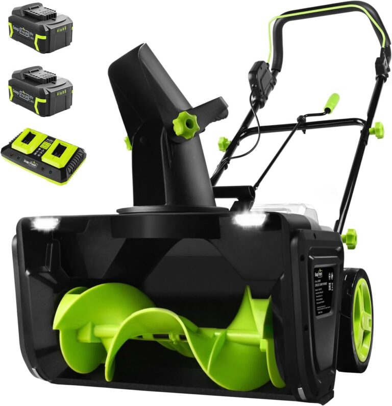 SnapFresh V Electric Snow Blower Cordless Inch Batter