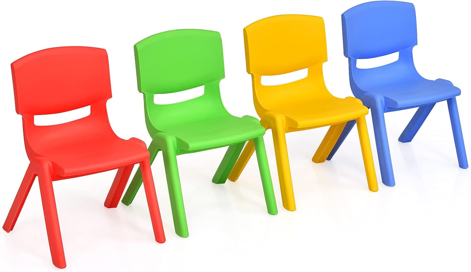 Costzon Kids Chairs, Stackable Plastic Learn and Play Chair