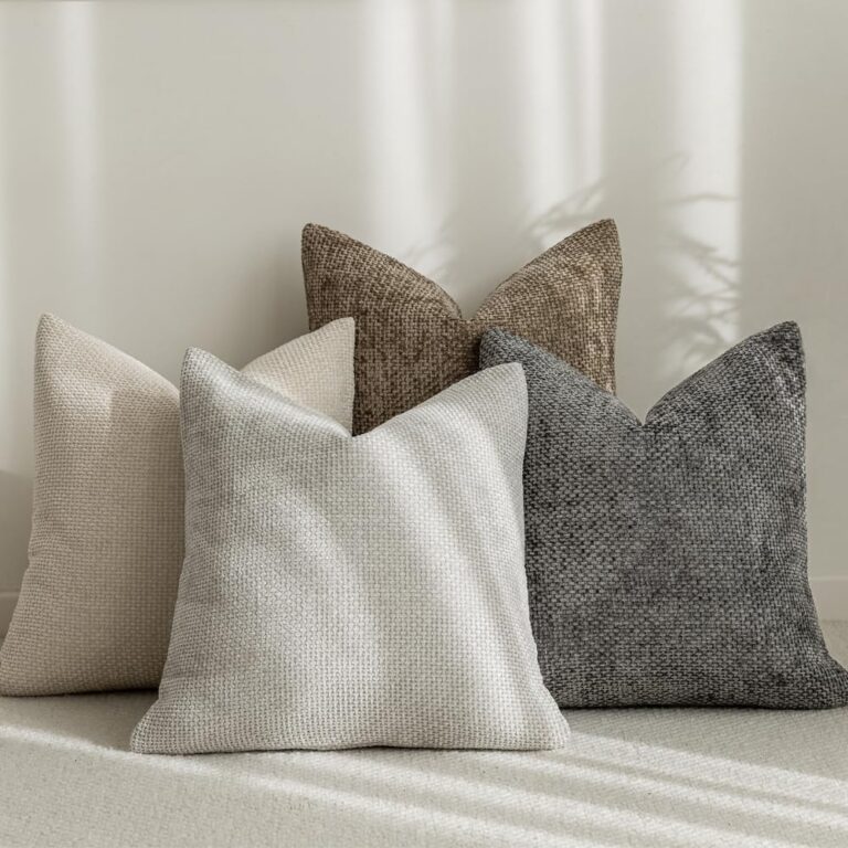 LANANAS Neutral Decorative Throw Pillow Covers x Inch fo