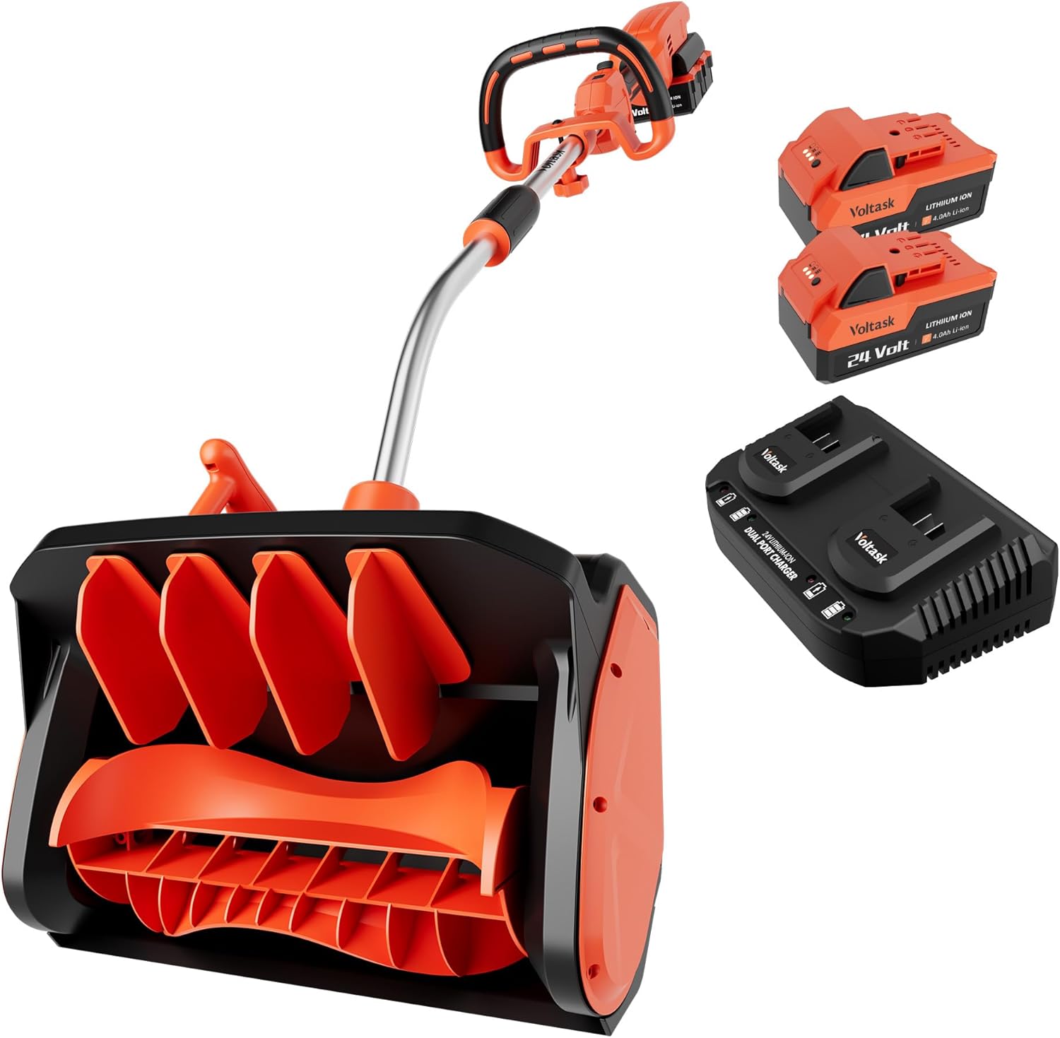 VOLTASK Cordless Snow Shovel, V | Inch Cordless Snow Bl