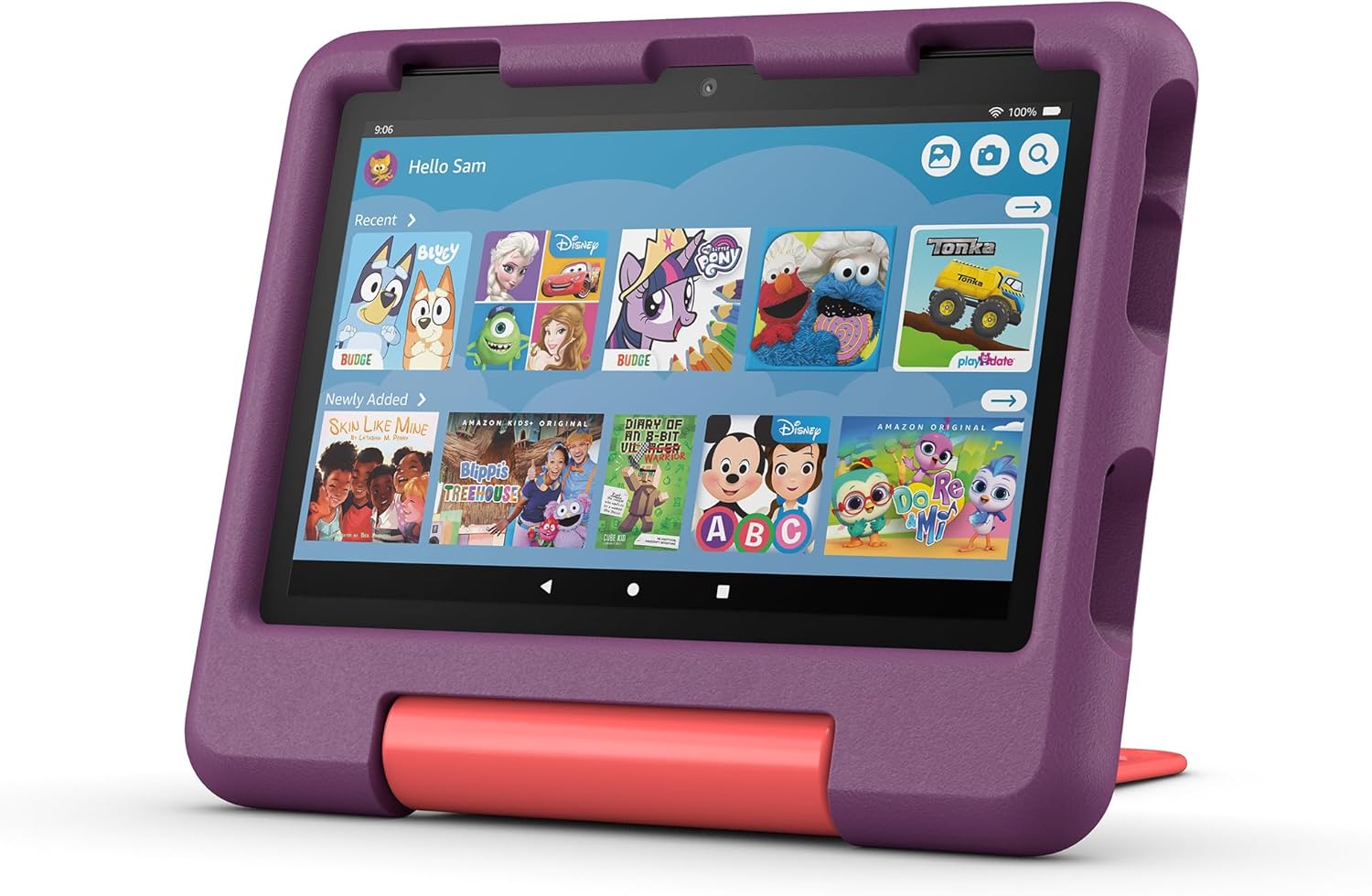 New Amazon Fire HD Kids Tablet ( GB, Grape,