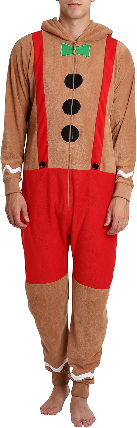 Adult Onesie for Men Adult Christmas Onesies Novelty Holiday