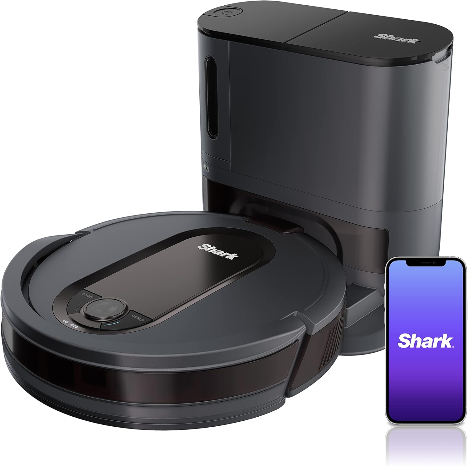 Shark EZ Robot Vacuum RVS with Self Empty Base, Bagless,