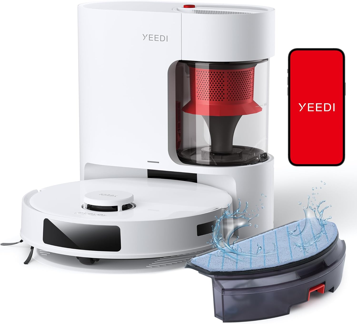 Yeedi C Plus Robot Vacuum and Mop, Pa Strong Suction,