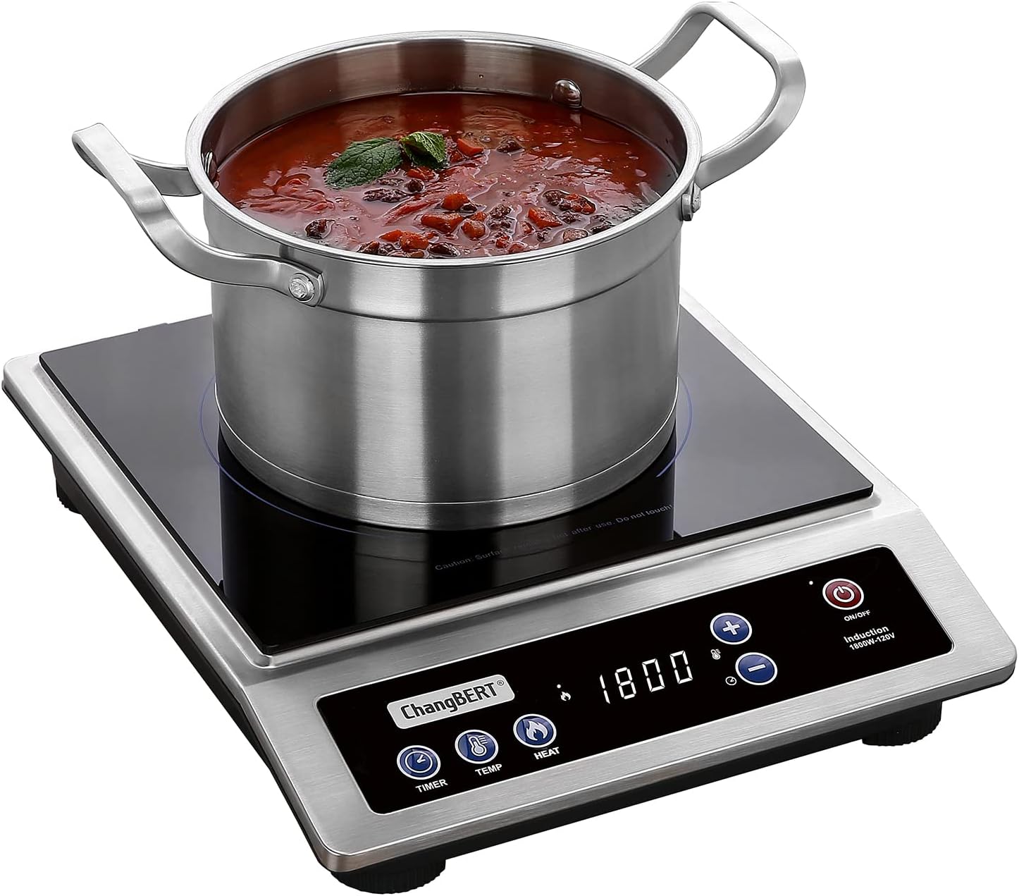 Induction Cooktop, Commercial Grade Portable Cooker, Large