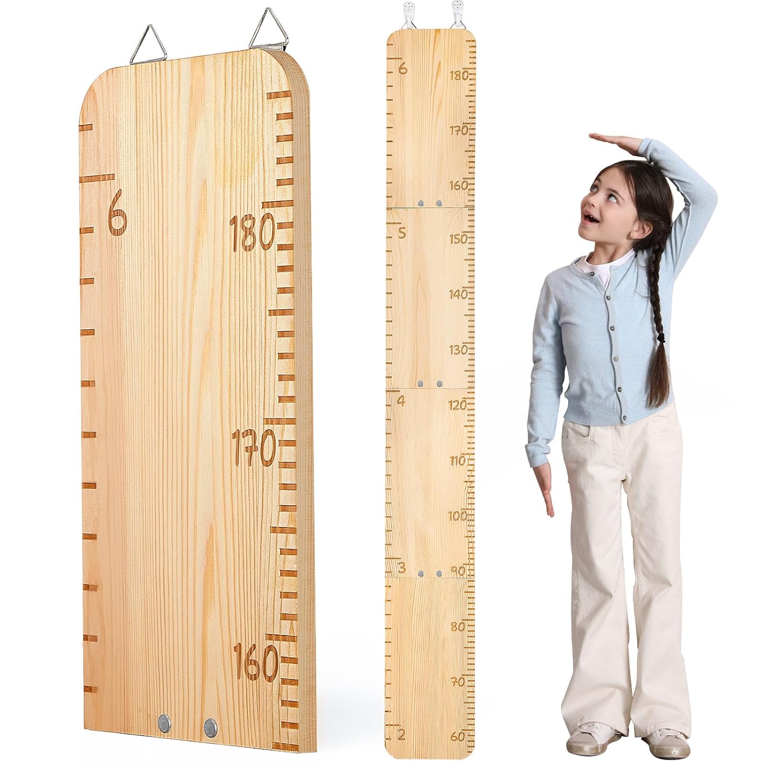 Growth Chart for Wall Wooden Height Chart for Kids Unicorn