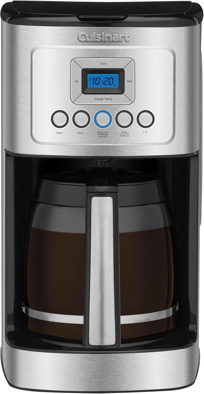 Cuisinart Coffee Maker, Cup Glass Carafe, Fully Automatic